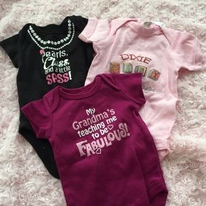 Set of 3 onsies